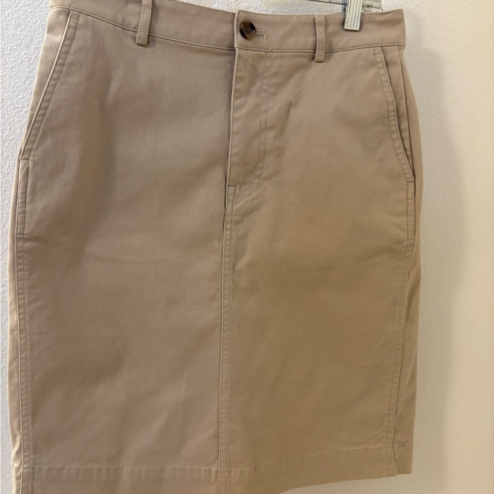 J. Crew Classic Beige Skirt